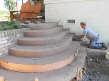 Betonowy ganek