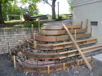 Betonowa rama ganku
