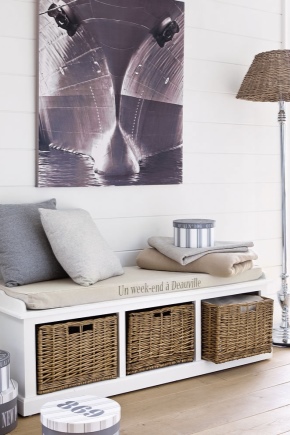 Banc avec boîte de rangement