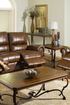 Skórzana rozkładana sofa