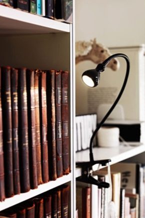 Caractéristiques de la lampe sur une pince à linge