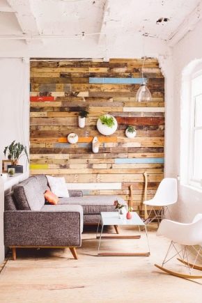 Drewno we wnętrzu mieszkania: stylowy naturalny design