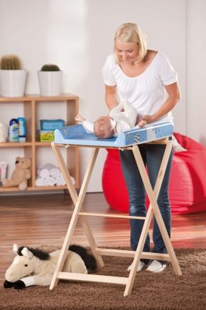 Table à langer pliante - une option pratique pour une pépinière