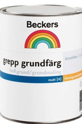 Farby Beckers: odmiany i kolory