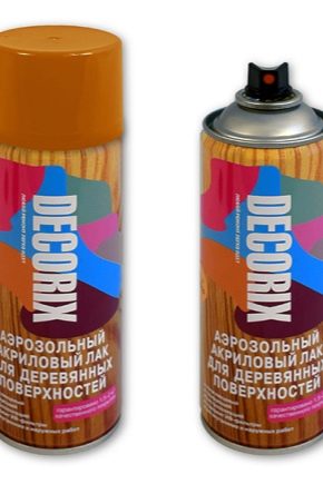Rodzaje lakierów w puszkach z aerozolem