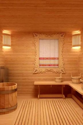 Design d'intérieur de bain: options d'agencement