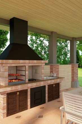 Quels sont les auvents pour le barbecue: options d'exécution