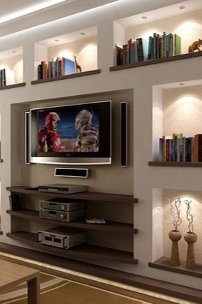 Półki z płyt kartonowo-gipsowych: pomysły na majsterkowanie