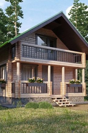 Projekty domów z baru z poddaszem