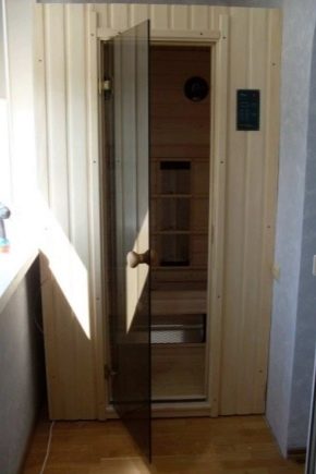 Sauna sur le balcon: types et caractéristiques de l'agencement