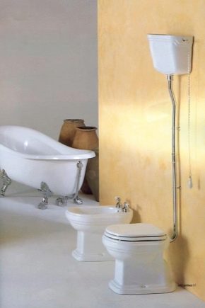 Toalety z wysoką cysterną: cechy do wyboru