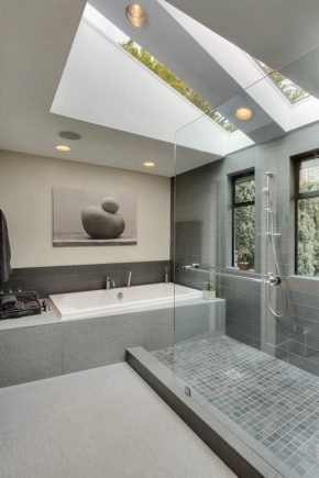 Salle de bain dans le style du minimalisme: caractéristiques du choix des meubles, de la plomberie et des accessoires