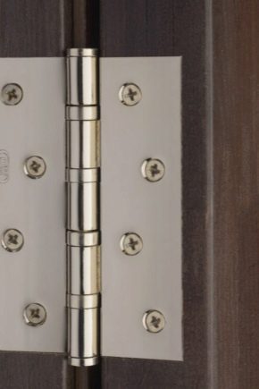 Charnières de porte: types, caractéristiques de sélection et d'installation