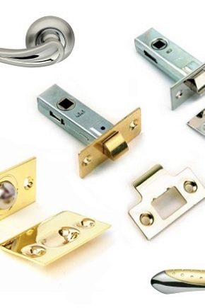 Loquets de porte: types, appareil et subtilités d'installation