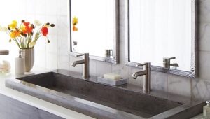 Éviers en béton : avantages et inconvénients, subtilités de fabrication