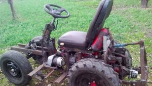Wykonywanie mini-traktora z ciągnika jednoosiowego MTZ