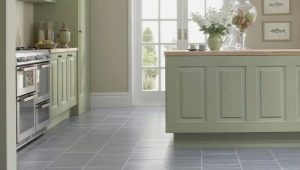 Gres porcelanowy na podłogę w kuchni: cechy i opcje kombinacji