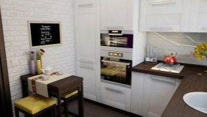 Petites cuisines modernes: options de conception et exemples à l'intérieur