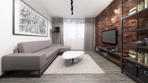 Projekt mieszkania 2 pokojowego o powierzchni 30 m2 m