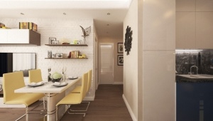 Projekt mieszkania 3 pokojowego o powierzchni 60 m2 m