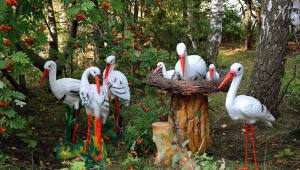 Przegląd bocianich figur ogrodowych i ich rozmieszczenia