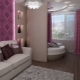 Projekt sypialni-salonu o powierzchni 18 m2 m