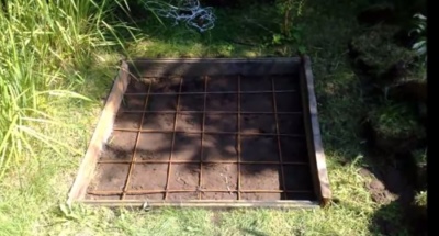Fundament wędzarni