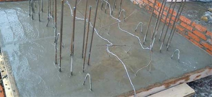 Podgrzewanie betonu elektrodami